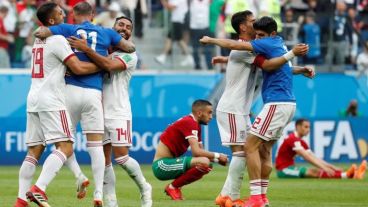 El festejo loco de Irán y la decepción de Marruecos.