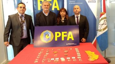 La Fiscalía entregó las monedas robadas.