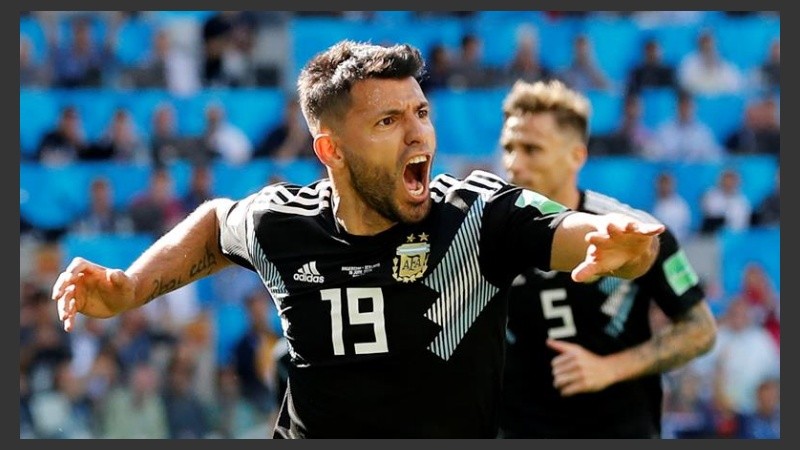 El Kun abrió el marcador del encuentro a los 19 minutos.