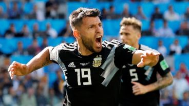 El Kun abrió el marcador del encuentro a los 19 minutos.