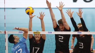 El rosarino Tomás López sigue sumando experiencia en la selección.