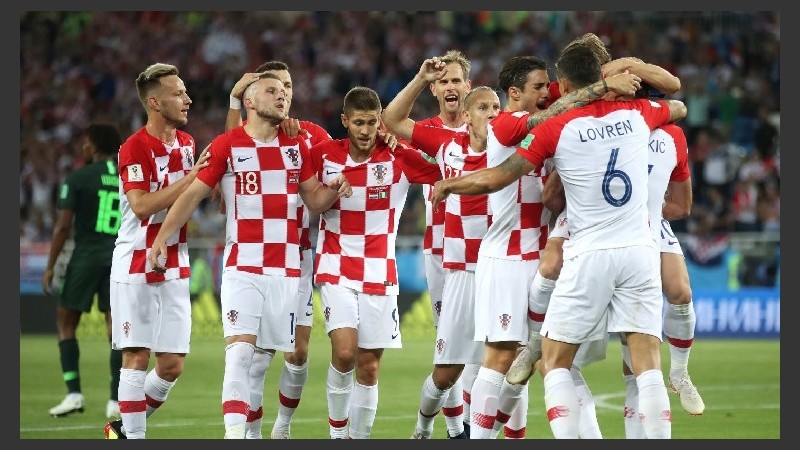 El equipo croata abrió la cuenta en el primer tiempo y se hizo fuerte.