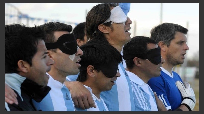 Los Murciélagos, el seleccionado argentino de fútbol para ciegos.