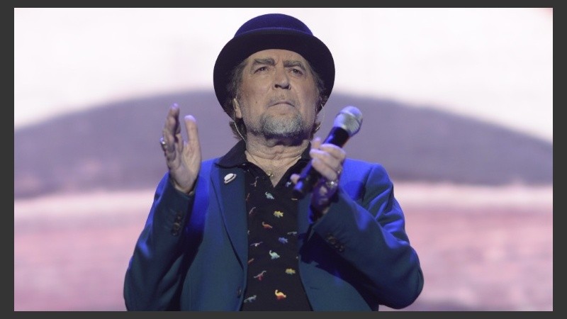 Joaquín Sabina, minutos antes de interrumpir su concierto en Madrid.