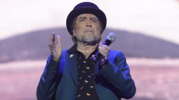 Joaquín Sabina, minutos antes de interrumpir su concierto en Madrid.