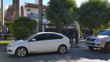 La casa familiar del senador donde ocurrió la tragedia.