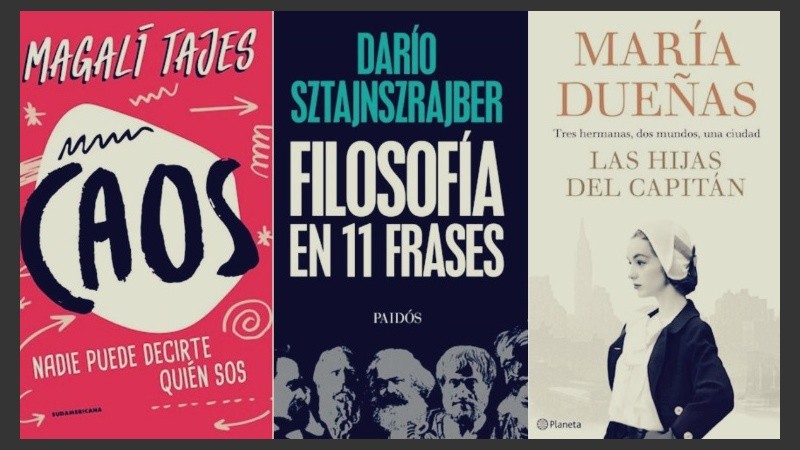 Los más vendidos: filosofía, divulgación científica, humor y novela.
