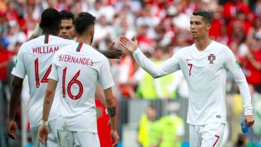 Con su gol, Cristiano Ronaldo selló la suerte de Marruecos en Rusia 2018.