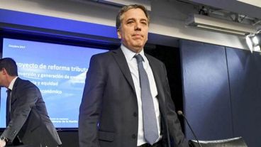 Dujovne habló después del mensaje grabado por el presidente Mauricio Macri.