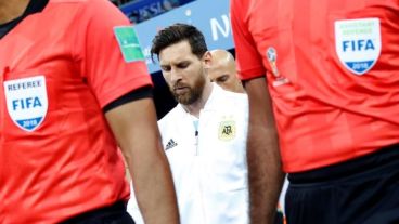 Messi evidencia un importante bajón anímico.