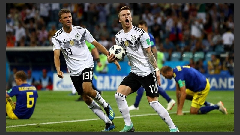 Perdía 1-0. Lo empató Kreus al inicio del segundo tiempo y lo ganó Kroos.