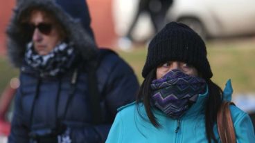 El domingo arrancó con temperaturas bajo cero.
