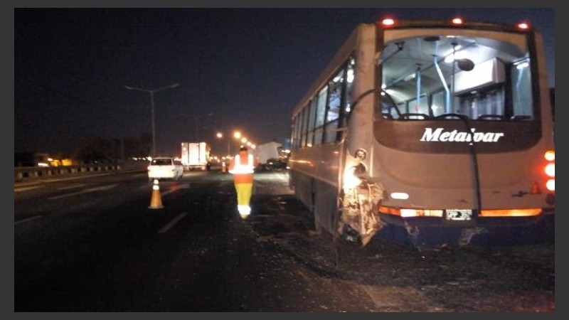 El accidente tuvo lugar esta madrugada. 