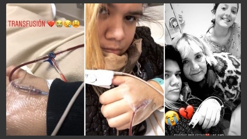 Algunas de las imágenes que Morena compartió en Instagram.