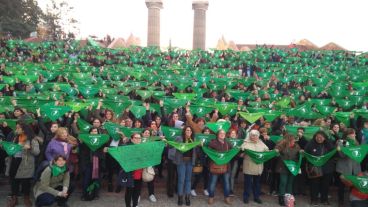 La movida de este martes volvió a reclamar por el aborto legal.