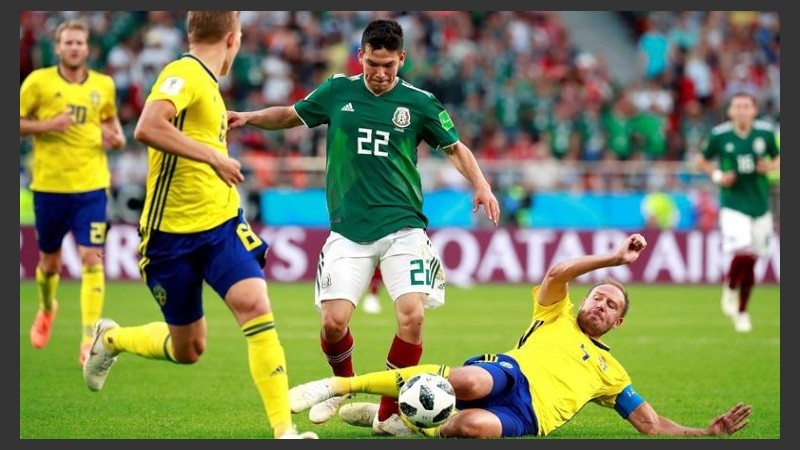 Los suecos golearon a México.