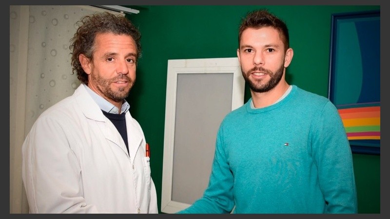 El jugador superó la revisión médica.