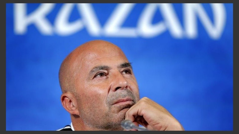 Sampaoli sueña con un gran partido en Kazan ante Francia. 