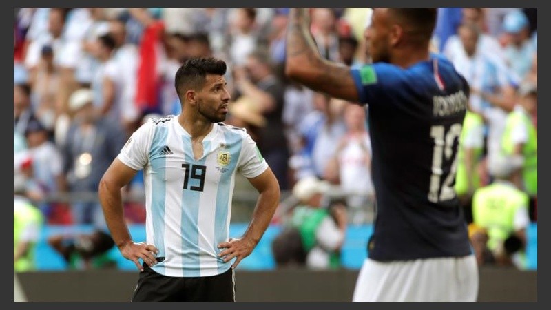 Agüero convirtió el descuento ante Francia.