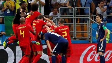 El festejo de los belgas y la desazón de los japoneses.