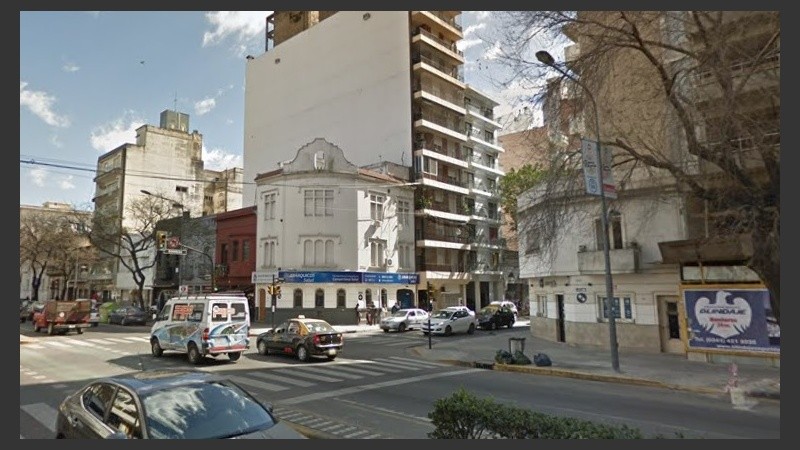 La detención se produjo el mediodía en Pellegrini y Dorrego.