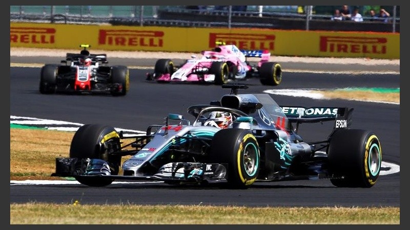 Hamilton giró más rápido que el resto.