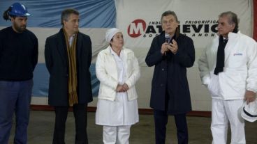 Desde Carcarañá, el presidente ratificó el rumbo económico.