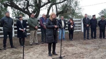 La diputada del bloque Juntos por Santa Fe (FJpV).