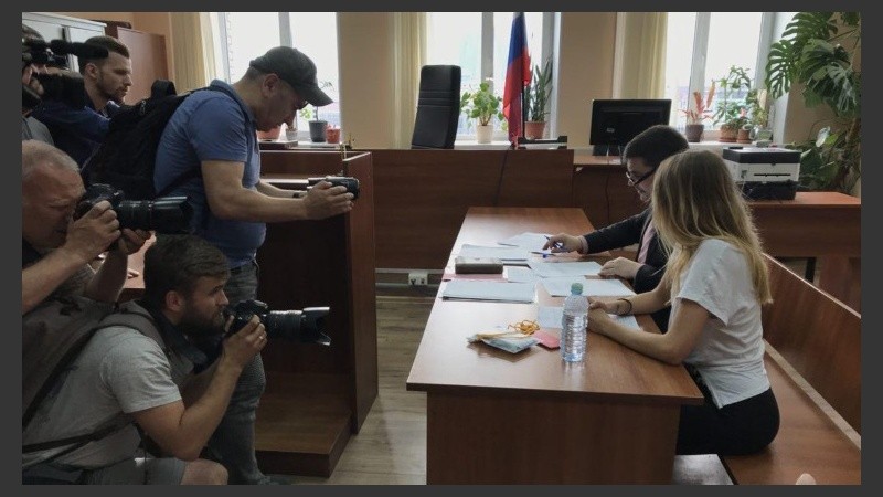 Una de las integrantes de Pussy Riot condenada este lunes.