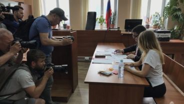 Una de las integrantes de Pussy Riot condenada este lunes.