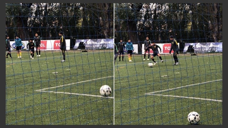 Ferrari entrenando a los chicos canallas.