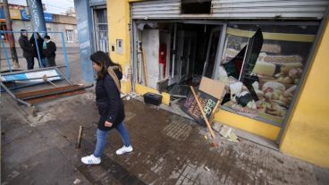 Nadie en el local resultó lastimado.