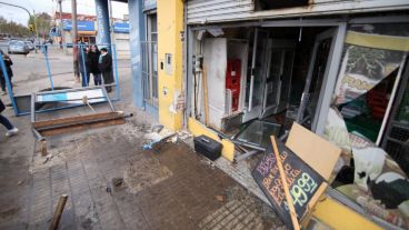 Así quedó el local.