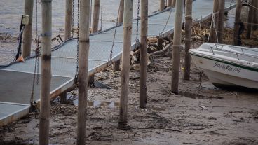 Las guarderías y sus embarcaciones con problemas por la bajante.