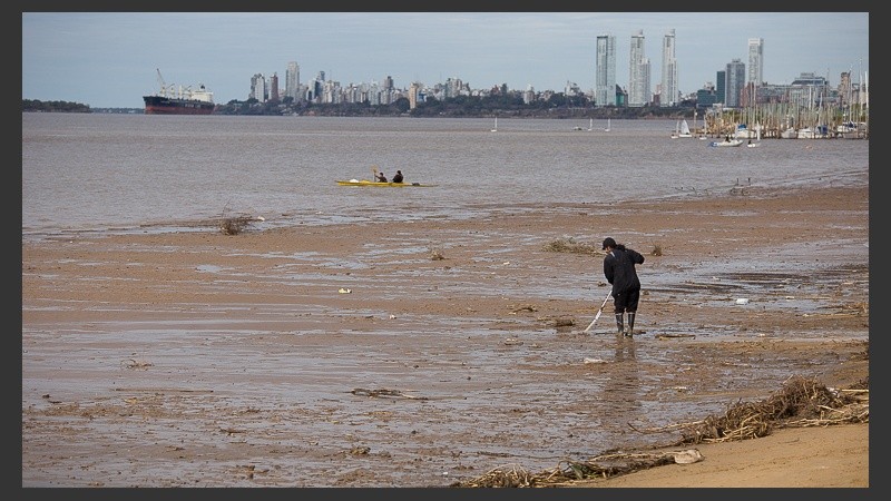 Una postal con vista al centro de la ciudad.