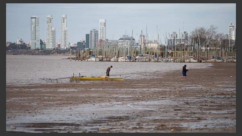 La altura del Paraná era de 2,07  metros este lunes.