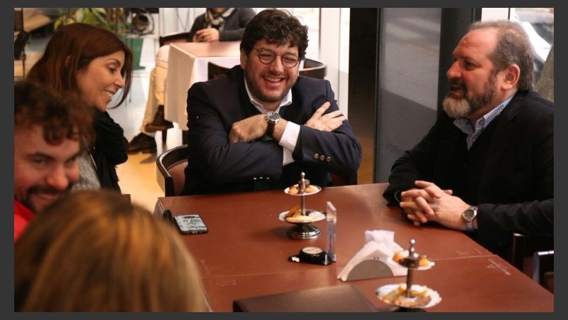 El ministro en Rosario.