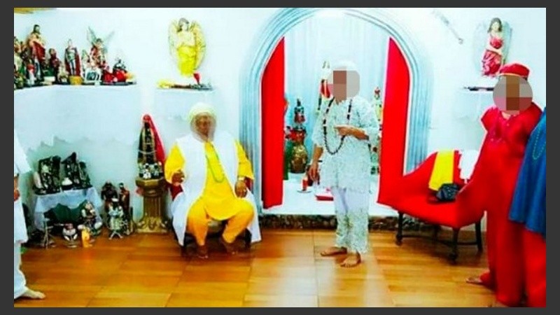 Una de las imágenes del culto del pai.