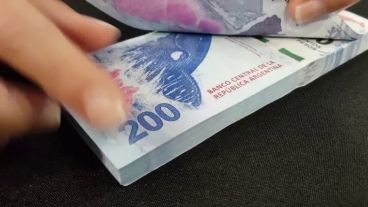 Faltaron en total 26 hojas con las que se imprimen billetes de $200.