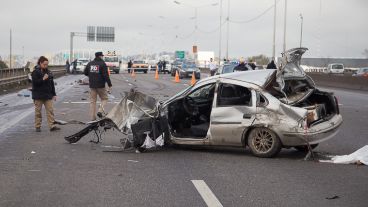 El accidente ocurrió en Circunvalación y Cerrito.