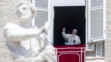 El Papa rezó el Ángelus este domingo.