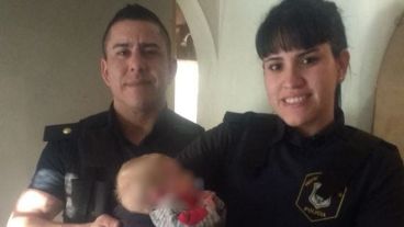 Lourdes y su esposo Fernando, padres de una nena que hoy tiene 6 años.