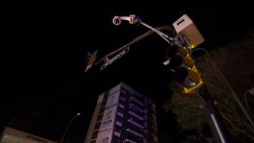 Semáforos apagados. Gran apagón en la ciudad.