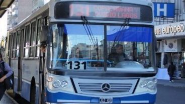 La línea 131 fue blanco de un hecho violento.