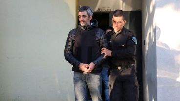 La detención de Roberto Baratta este miércoles.