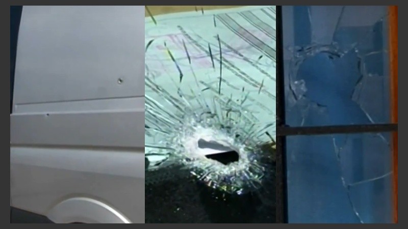 Siete vainas servidas se recogieron en el lugar.