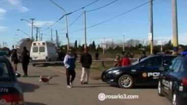 Consternación en el lugar por el triste desenlace.