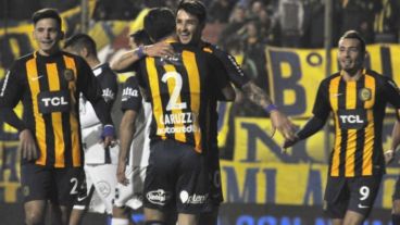 Zampedri festeja el segundo.