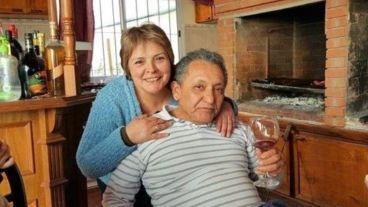 Hilda Horovitz junto a su ex esposo, el chofer Centeno.