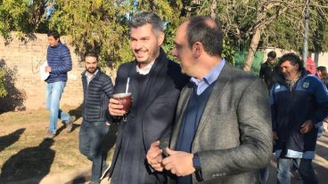 El funcionario nacional con el intendente José Corral.